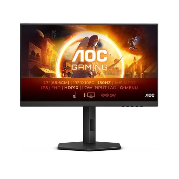 Bild 1 von Gaming-Monitor 27G4X, G4, Schwarz, 27 Zoll, Full HD, IPS, 180 Hz, 0,5 ms