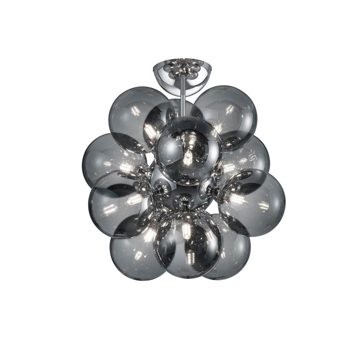 Bild 1 von Deckenleuchte Alicia Grau max. 10 Watt Deckenlampe, Grau, Chromfarben