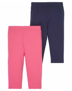 Basic Leggings, 2er-Pack, Y.F.K., pink/blau