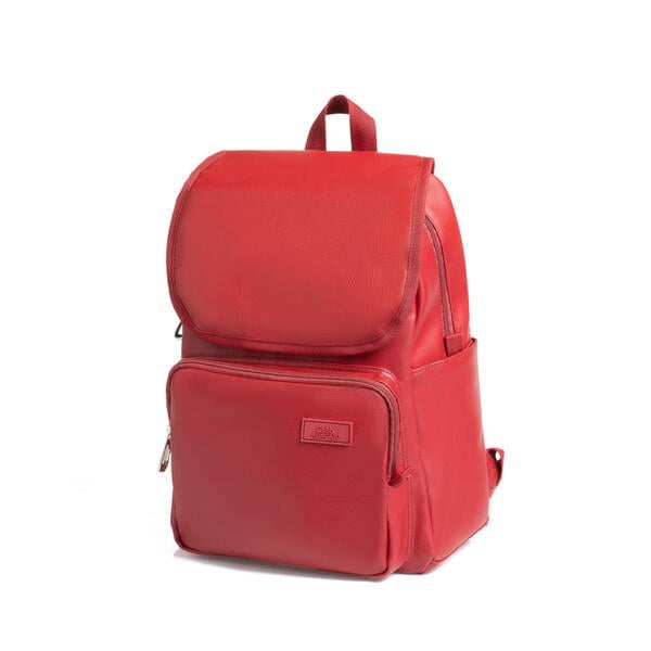 Bild 1 von Reisetasche, Rot, Leder, Lederlook, 17x35x23 cm, Innensteckfächer, verstellbarer Schultergurt, Freizeit, Koffer & Taschen, Reisetaschen