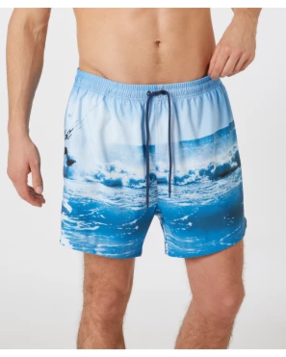 Bild 1 von Badeshorts mit Fotoprint, X-Mail, verschiedene Designs, weiß