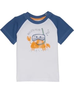 Putziges T-Shirt, Ergee, Schulterknöpfung, indigo blau