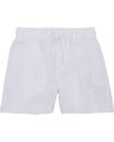 Bild 1 von Shorts mit Leinenanteil, Ergee, elastischer Bund, hellblau