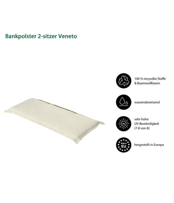 Bild 2 von Dehner Bankauflage Veneto 2-Sitzer, ca. B116/H6/T47 cm
