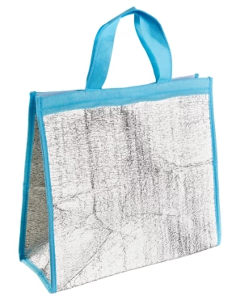 Bild 1 von Aluminium-Tragetasche, ca. 32 x 29 x 15 cm, blau