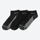 Bild 1 von Herren-Sport-Sneaker-Socken mit Belüftungsstruktur, 3er-Pack, Black