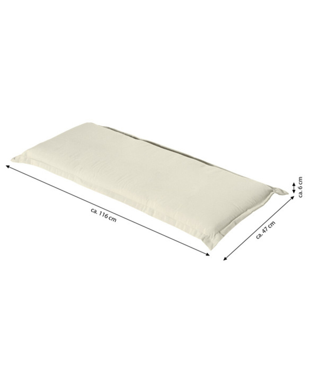 Bild 3 von Dehner Bankauflage Veneto 2-Sitzer, ca. B116/H6/T47 cm