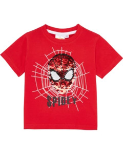 Spider-Man T-Shirt, Spider-Man, Wendepailletten, rot