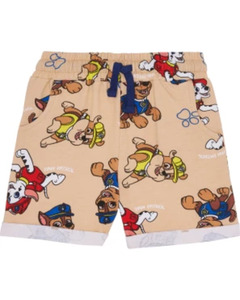 Paw Patrol Shorts, Paw Patrol, elastischer Bund, Beige