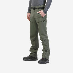 Wanderhose Herren warm wasserabweisend Winterwandern - SH500 Mountain Grün