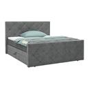 Bild 1 von Boxspringbett Adele Grau ca. 180x200cm, Grau