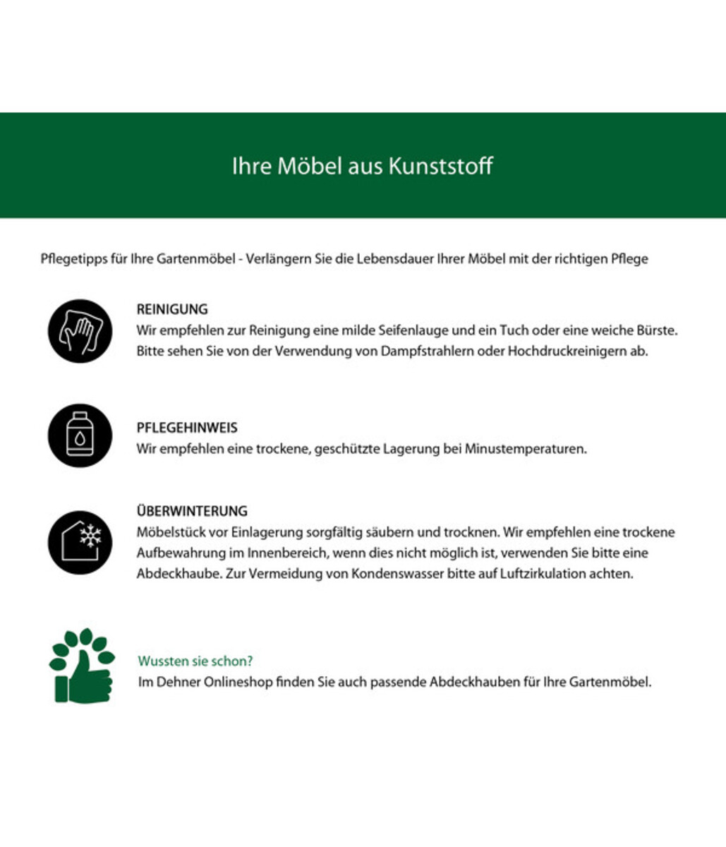 Bild 4 von Dehner Tisch Brooklyn, ca. B73/H76/T73 cm