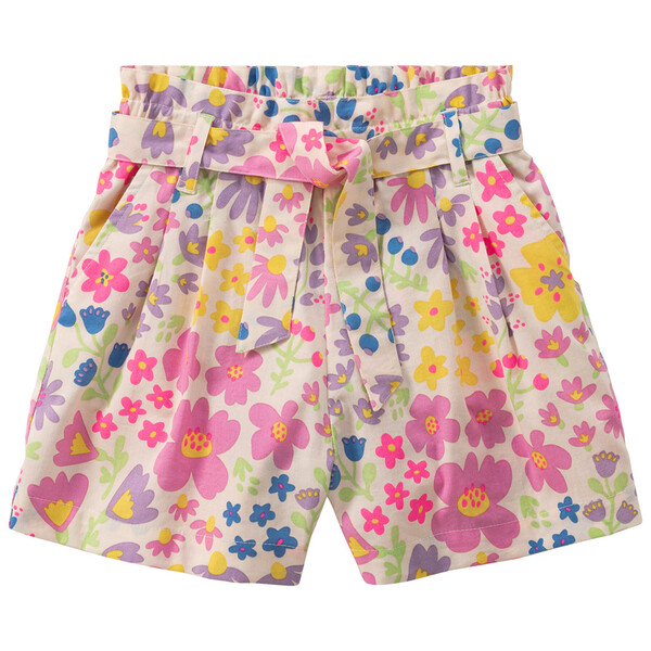 Bild 1 von Mädchen Shorts mit Blumen-Muster CREME