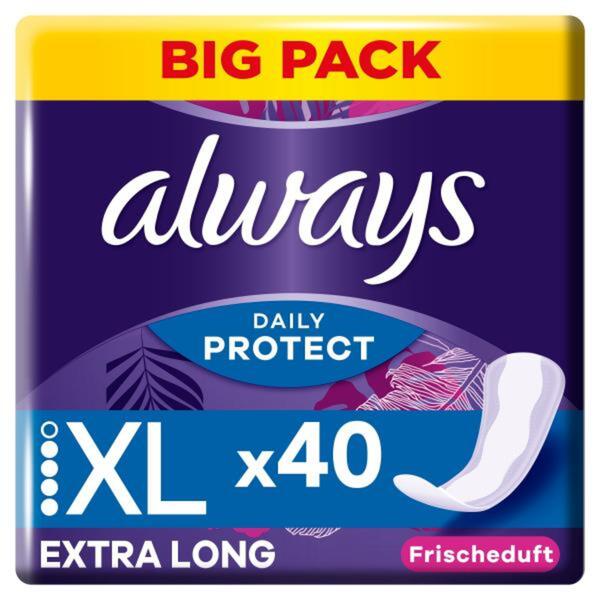 Bild 1 von Always Daily Protect Extra Long fresh scent Slipeinlagen