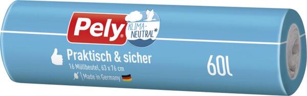 Bild 1 von Pely Müllbeutel Praktisch & sicher 60 Liter