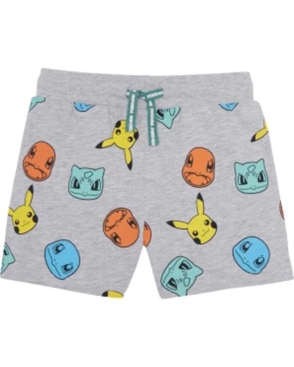 Bild 1 von Pokémon Sweatshorts, Seitentaschen, hellgrau melange