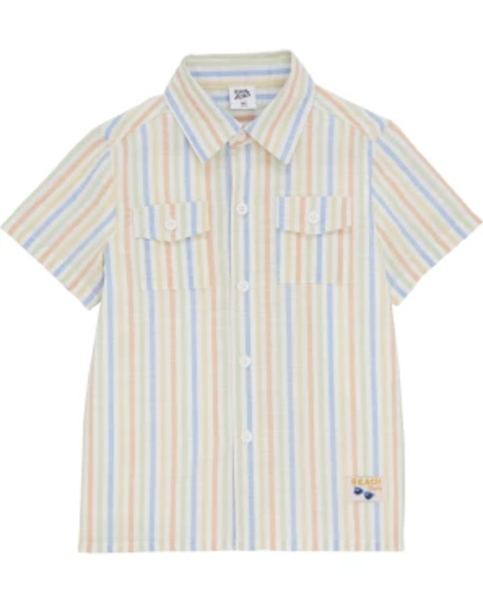 Bild 1 von Gestreiftes Hemd, Kiki & Koko, Brusttaschen, hellnatur gestreift