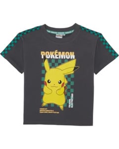 Pokémon T-Shirt, Rundhalsausschnitt, anthrazit