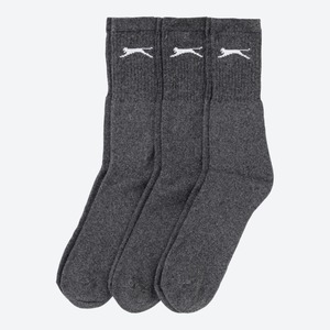 Slazenger Herren-Tennissocken, 3er Pack, Gray