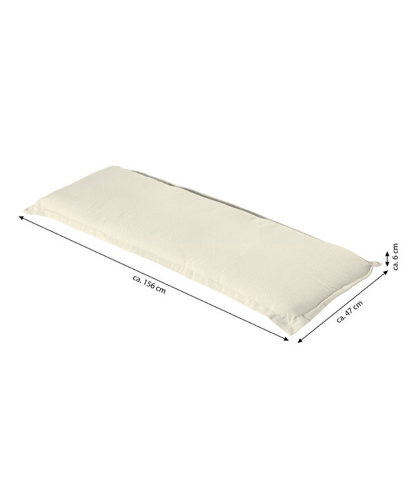 Bild 3 von Dehner Bankauflage Veneto 3-Sitzer, ca. B156/H6/T47 cm