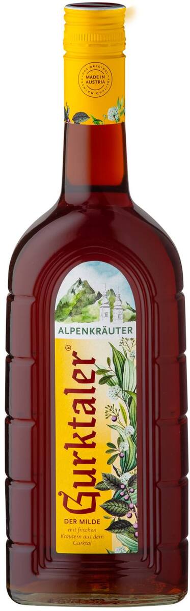 Bild 1 von GURKTALER Der Milde Alpenkr&#228;uter, 0,7-l-Fl.