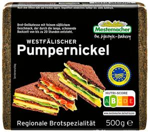 MESTEMACHER Pumpernickel-Brot, 500-g-Packg.