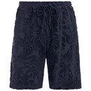 Bild 1 von Herren Shorts mit Frottee-Muster DUNKELBLAU