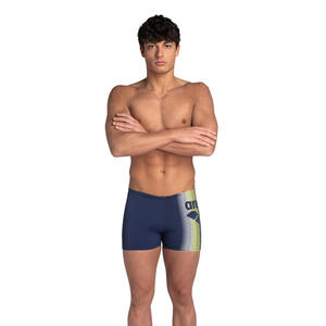 Badehose Boxer Herren Arena - blau/gr&uuml;n