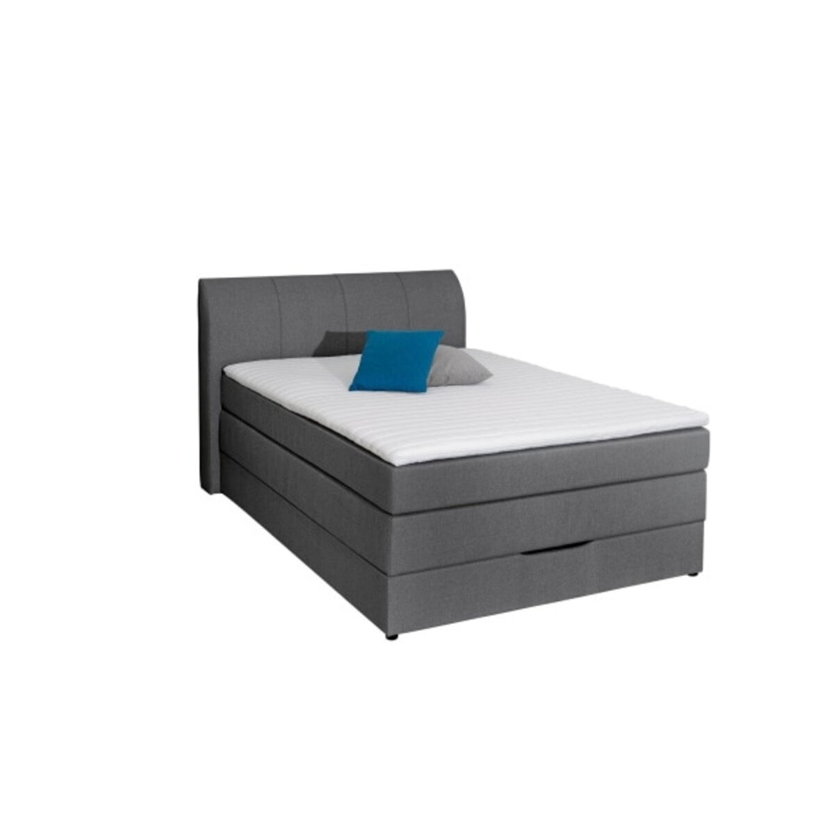 Bild 1 von Boxspringbett Chicago Stoffbezug Anthrazit ca. 140 x 200 cm