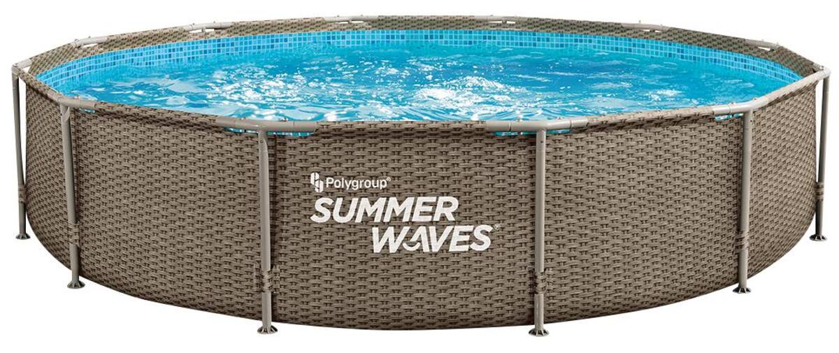 Bild 1 von POLYGROUP Metallrahmenpool &#187;Rattanlook&#171;