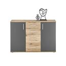 Bild 1 von Kommode Vanni5 120 x 84 cm Viking Oak-Dekor/Grau