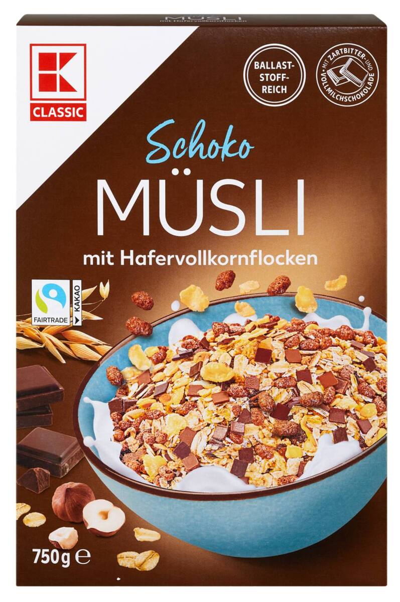 Bild 1 von K-CLASSIC Müsli, 750-g-Packg.
