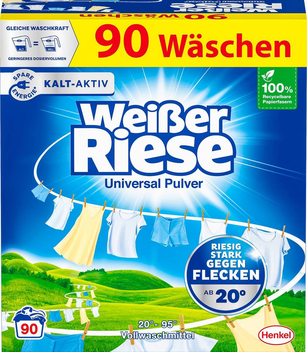 Bild 1 von WEISSER RIESE Voll- oder Colorwaschmittel