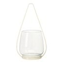 Bild 1 von Windlicht MODERN Glas ca.D15cm, offweiss