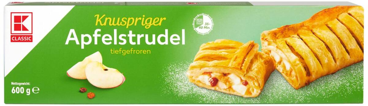 Bild 1 von K-CLASSIC Strudel, 600-g-Packg.