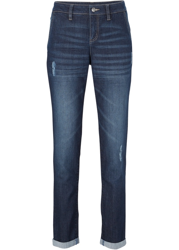 Bild 1 von Komfort-Stretch-Boyfriend-Jeans, 34