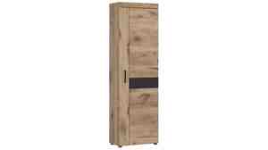 Garderobenschrank Viking Eiche - grau 195 cm - GRANO