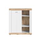 Bild 1 von Kommode Laredo 101x102x40 cm weiß/Nox Oak