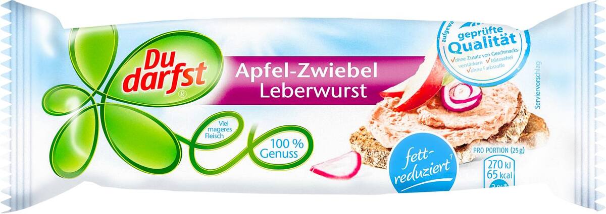 Bild 1 von DU DARFST Leberwurst, 100-g-Stück
