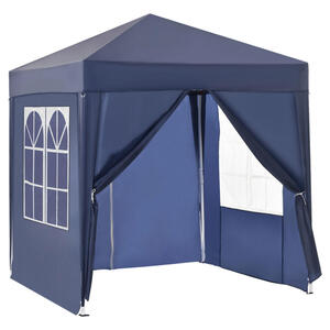 Outsunny Faltpavillon blau Stoff B/H/L: ca. 200x240x200 cm