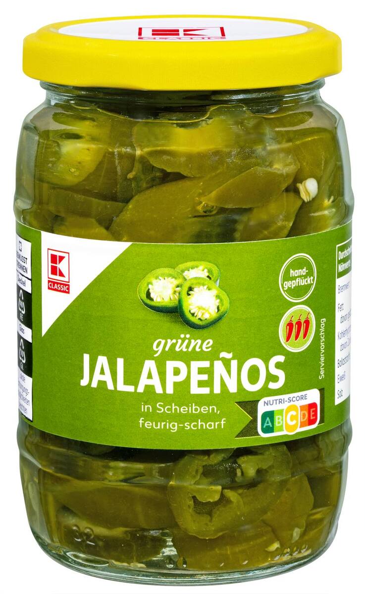 Bild 1 von K-CLASSIC Jalapenos, 330-g-Glas