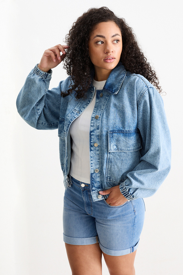 Bild 1 von C&A Jeansjacke, Blau, Größe: XS