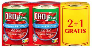 ORO DI PARMA Tomaten, 3 x 400-g-Dose