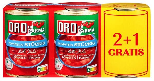 Bild 1 von ORO DI PARMA Tomaten, 3 x 400-g-Dose