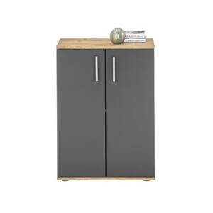 Kommode Vanni1 60 x 84 cm Viking Oak-Dekor/Grau