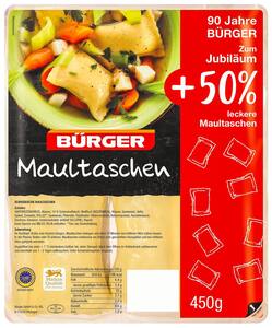 B&#220;RGER Maultaschen, 9 St. = 450-g-Packg.