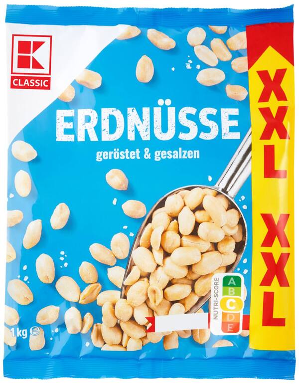 Bild 1 von K-CLASSIC Erdn&#252;sse, 1-kg-Packg.