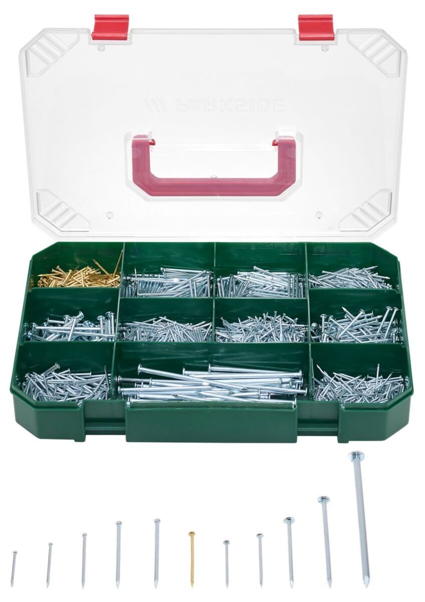 Bild 1 von PARKSIDE® Nagel-Sortiment, 1470-teilig