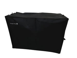 Tarrington House Schutzhülle für Grill, Polyester / PVB, 160 x 75 x 105 cm, wasserabweisend, rechteckig, schwarz