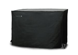 Tarrington House Schutzhülle für Grill, Polyester / PVB, 145 x 65 x 100 cm, wasserabweisend, rechteckig, schwarz